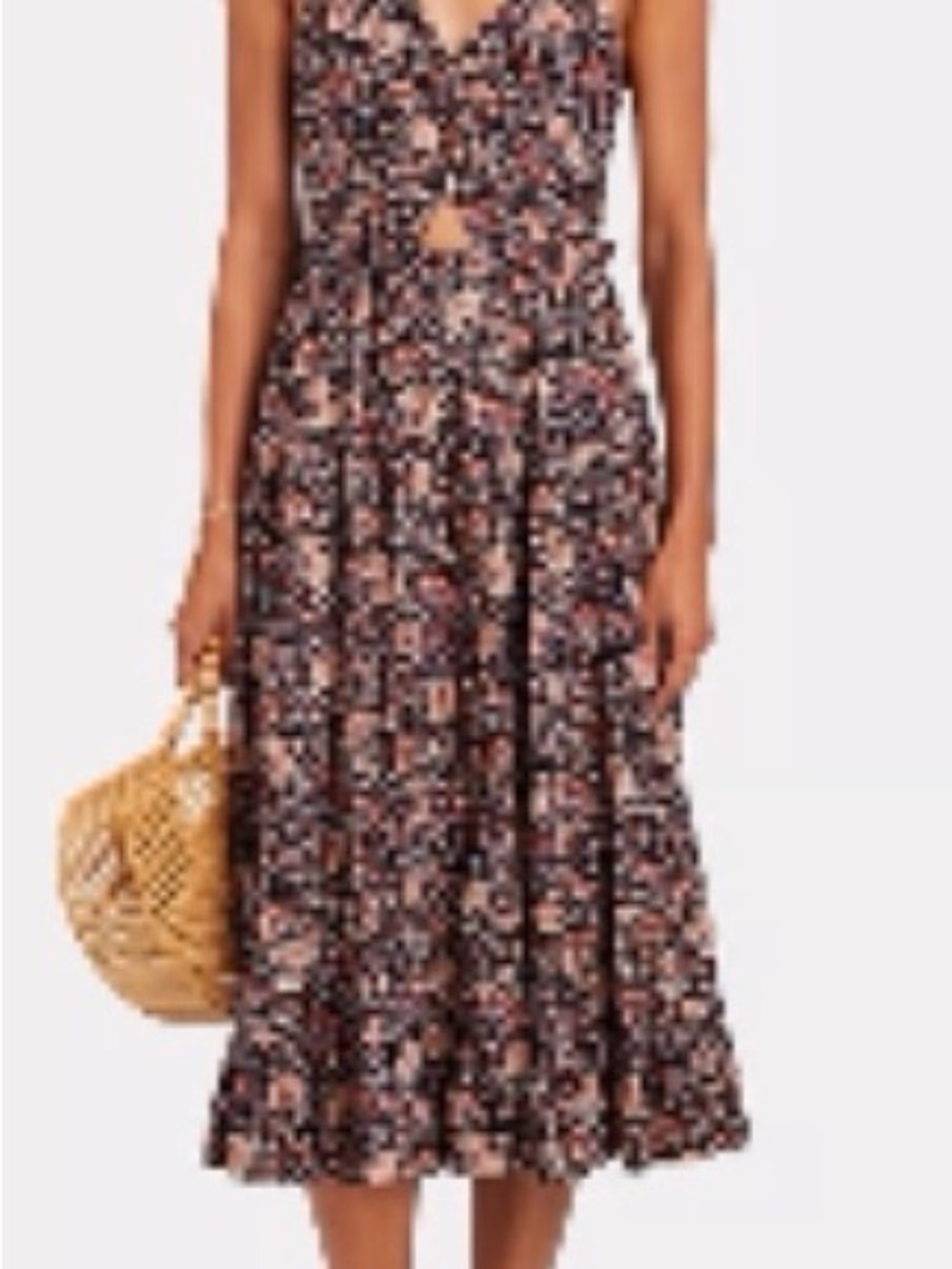Ulla Johnson Floral Midi Dress